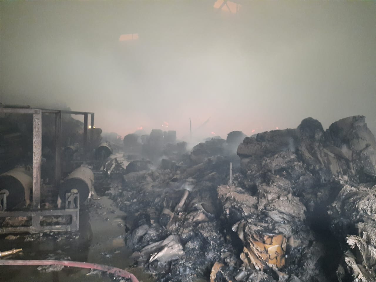 Fire in cardboard factories in Moradabad 2